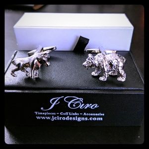 Bull and Bear Cufflinks